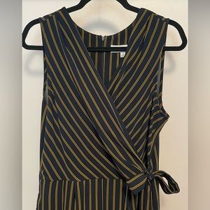 Sleeveless wrap jumpsuit